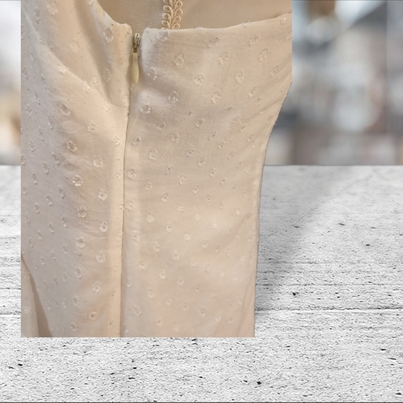 Attention white lined dressy tank size S - Picture 4 of 10